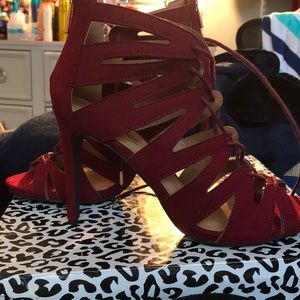 Burgundy Heels